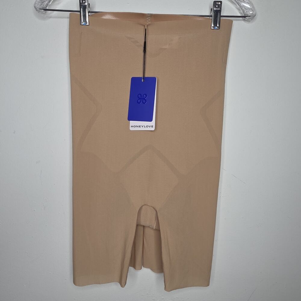 Honeylove SuperPower Short Womens M Sand NWT Shapewear SPST00016 High Waist Scul